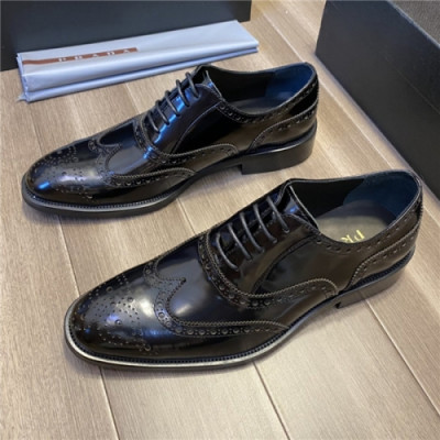 Prada 2020 Men's Leather Oxford Shoes - 프라다 2020 남성용 레더 옥스퍼드 슈즈,PRAS0602, Size(240-275), 블랙