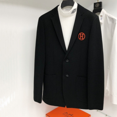 [매장판]Hermes 2020 Mens Business Wool Suit Jackets - 에르메스 2020 남성 비지니스 울 슈트 자켓 Her0540x.Size(m - 2xl).블랙