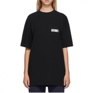 [베트멍]Vetements 2020 Mm/Wm Printing Logo Cotton Short Sleeved Oversize Tshirts - 베트멍 2020 남/녀 프린팅 로고 코튼 오버사이즈 반팔티 Vet0102x.Size(xs - l).블랙