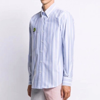 [톰브라운]Thom Browne 2020 Mens Strap Cotton Tshirts - 톰브라운 2020 남성 스트랩 코튼 셔츠 Thom01059x.Size(s - 2xl).블루