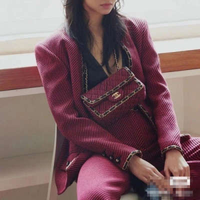 [샤넬]Chanel 2020 Womens CC  Suit Jackets - 샤넬 2020 여성 CC 슈트자켓 Cha0620x.Size(s - l).버건디