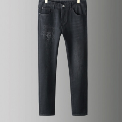 [크롬하츠]Chrome Hearts 2020 Mens Casual Denim Jeans - 크롬하츠 2020 남성 캐쥬얼 청바지 Chr0304x.Size(29 - 38).블랙