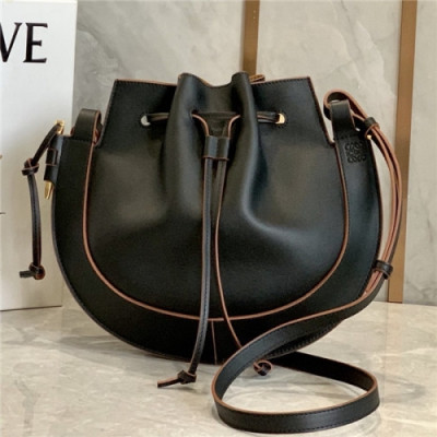 [로에베] Loevve 2020 Women's Frame Shoulder Bag, 27cm - 로에비 2020 여성용 프레임 숄더백, 27cm,  LOEB0479, 블랙