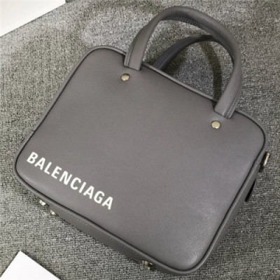 [발렌시아가] Balenciaga 2020 Women's Leather Tote Shoulder Bag,22cm - 발렌시아가 2020 여성용 레더 토트 숄더백,22cm,BGB0626,그레이