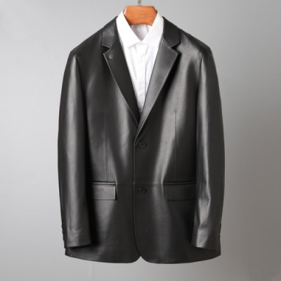 [디올]Dior 2020 Mens Logo Modern Leather Jacket - 디올 2020 남성 모던 가죽 자켓 Dio0902x.Size(m - 3xl).블랙