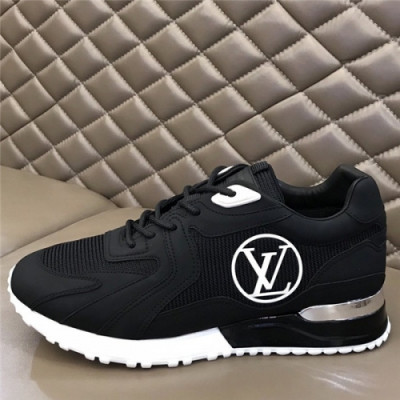 Louis Vuitton 2020 Men's Leather Sneakers - 루이비통 2020 남성용 레더 스니커즈,Size(240-275),LOUS1423,블랙