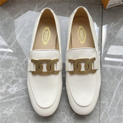 Tod's 2020 Women's Leather Loafer - 토즈 2020 여성용 레더 로퍼,Size(225-255),TODS0128,화이트