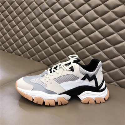Moncle 2020 Men's Leather Sneakers - 몽클레어 2020 남성용 레더 스니커즈, Size(240-275),MONCS0047,화이트