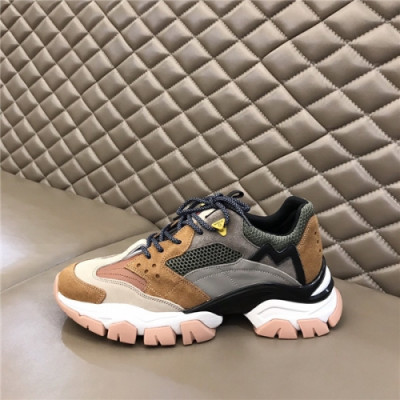 Moncle 2020 Men's Leather Sneakers - 몽클레어 2020 남성용 레더 스니커즈, Size(240-275),MONCS0049,카멜