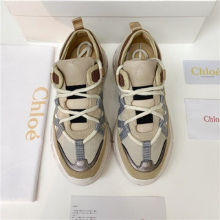 Chloe 2020 Men's Leather Running Shoes - 끌로에 2020 남성용 레더 런닝슈즈, Size(240-275),CHLOS0006,베이지