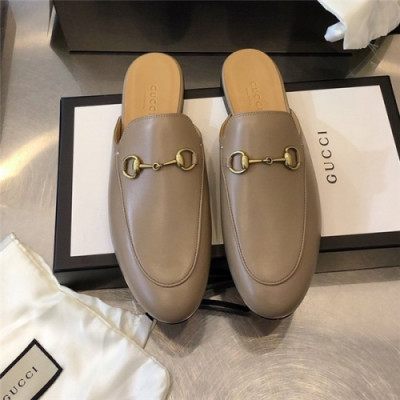 Gucci 2020 Women's Leather Slipper - 구찌 2020 여성용 레더 슬리퍼,Size(225-255),GUCS1230,카키