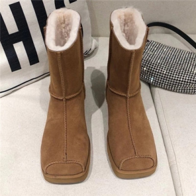 Ugg 2020 Women's Leather Wool Boots - 어그 2020 여서용 레더 울 부츠,Size(225-255),UGGS0051,카멜