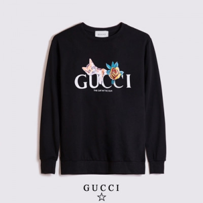 [구찌]Gucci 2020 Mm/Wm Logo Crew-neck Cotton Tshirts - 구찌 2020 남/녀 로고 코튼 크루넥 코튼 긴팔티 Guc03164x.Size(s - 2xl).블랙