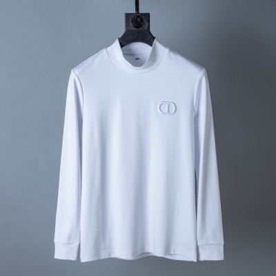 [디올]Dior 2020 Mens Logo Casual Cotton Tshirts - 디올 2020 남성 로고 캐쥬얼 코튼 긴팔티 Dio0913x.Size(m - 3xl).화이트