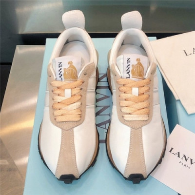 Lanvin 2020 Women's Nylon Sneakers - 랑방 2020 여서용 나일론 스니커즈, Size(225-255), LANVS0013, 화이트