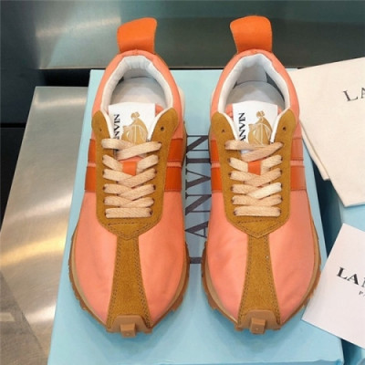Lanvin 2020 Women's Nylon Sneakers - 랑방 2020 여서용 나일론 스니커즈, Size(225-255), LANVS0019, 오렌지