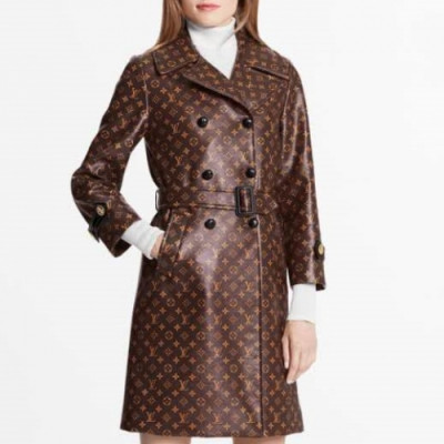 [루이비통]Louis vuitton 2020 Womens Casual Monogram Leather Coats - 루이비통  2020 여성 캐쥬얼 모노그램 가죽 코트 Lou02381x.Size(s -  xl).브라운