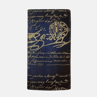 [벨루티] Berluti Custom Leater Wallet, 19cm - 벨루티 커스텀급 장지갑, 19cm, BLTW0005,블루