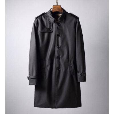 [버버리]Burberry 2020 Mens Vintage Cotton Trench Coats - 버버리 2020 남성 빈티지 코튼 트렌치 코트 Bur03303x.Size(m - 3xl).블랙