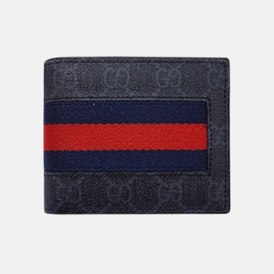 Gucci 2020 Men's Wallet,11cm - 구찌 2020 남성용 반지갑,11cm,GUW0168,네이비