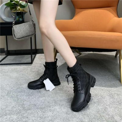 Gucci 2020 Women's  Leather Ankle Boots - 구찌 2020 여서용 레더 앵글부츠,Size(225-255),GUCS1236,블랙