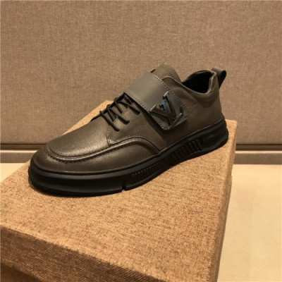 Louis Vuitton 2020 Men's Leather Sneakers - 루이비통 2020 남성용 레더 스니커즈,Size(245-275),LOUS1447,닥크그레이