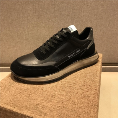 Gucci 2020 Men's Leather Sneakers - 구찌 2020 남성용 레더 스니커즈,Size(245-275),GUCS1238,블랙