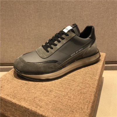 Gucci 2020 Men's Leather Sneakers - 구찌 2020 남성용 레더 스니커즈,Size(245-275),GUCS1239,그레이