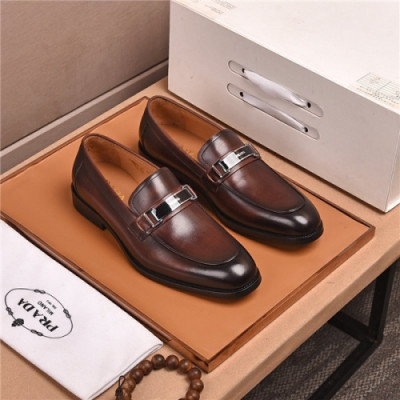 Prada 2020 Men's Leather Oxford Shoes  - 프라다 2020 남서용 레더 옥스퍼드 슈즈,Size(240-275),PRAS0606,브라운