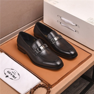 Prada 2020 Men's Leather Oxford Shoes  - 프라다 2020 남서용 레더 옥스퍼드 슈즈,Size(240-275),PRAS0607,블랙