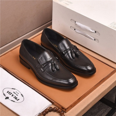 Prada 2020 Men's Leather Oxford Shoes  - 프라다 2020 남서용 레더 옥스퍼드 슈즈,Size(240-275),PRAS0613,블랙