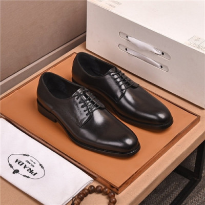 Prada 2020 Men's Leather Oxford Shoes  - 프라다 2020 남서용 레더 옥스퍼드 슈즈,Size(240-275),PRAS0616,블랙