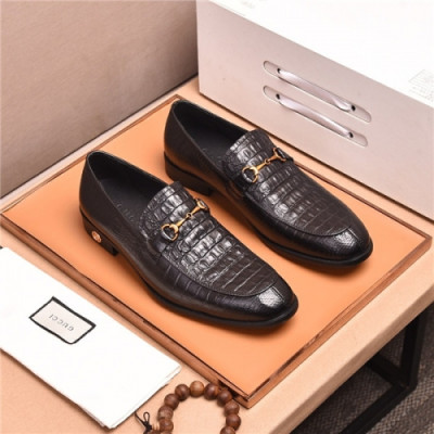 Gucci 2020 Men's Leather Oxford Shoes - 구찌 2020 남성용 레더 옥스퍼드 슈즈,Size(240-275),GUCS1245,블랙