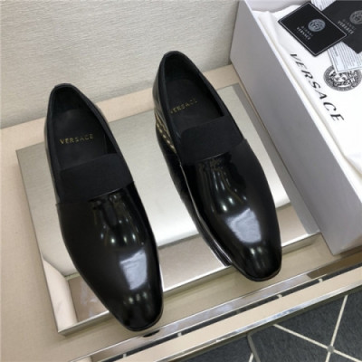 Versace 2020 Men's Leather Oxford Shoes - 베르사체 2020 남성용 레더 옥스퍼드 슈즈,Size(240-275),VERS0507,블랙