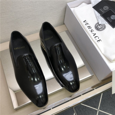 Versace 2020 Men's Leather Oxford Shoes - 베르사체 2020 남성용 레더 옥스퍼드 슈즈,Size(240-275),VERS0510,블랙