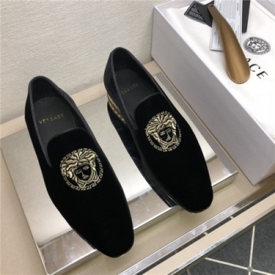 Versace 2020 Men's Leather Oxford Shoes - 베르사체 2020 남성용 레더 옥스퍼드 슈즈,Size(240-275),VERS0512,블랙