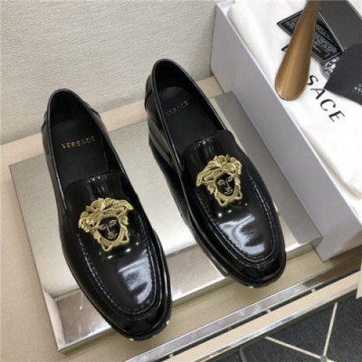 Versace 2020 Men's Leather Oxford Shoes - 베르사체 2020 남성용 레더 옥스퍼드 슈즈,Size(240-275),VERS0514,블랙