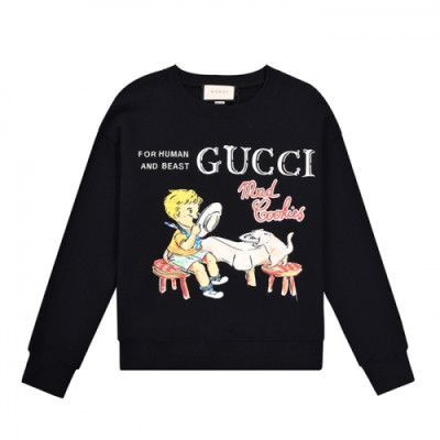 [구찌]Gucci 2020 Mm/Wm Logo Crew-neck Cotton Tshirts - 구찌 2020 남/녀 로고 코튼 크루넥 코튼 긴팔티 Guc03178x.Size(s - l).블랙