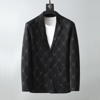 [구찌]Gucci 2020 Mens Casual Logo Suit Jackets - 구찌 2020 남성 캐쥬얼 로고 슈트 자켓 Guc03049x.Size(m - 3xl).블랙