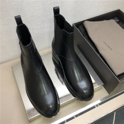 Bottega Veneta 2020 Men's Leather Ankle Boots - 보테가 베네타 2020 남성용 레더 앵글부츠,Size(240-275),BVS0188,블랙