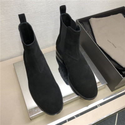 Bottega Veneta 2020 Men's Leather Ankle Boots - 보테가 베네타 2020 남성용 레더 앵글부츠,Size(240-275),BVS0189,블랙