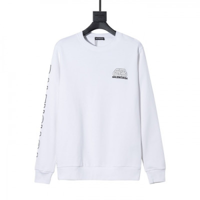 [발렌시아가]Balenciaga 2020 Mens Logo Crew-neck Cotton Tshirts - 발렌시아가 2020 남성 로고 크루넥 코튼 맨투맨 Bal0858x.Size(xs - l).화이트