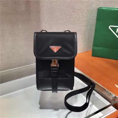 [프라다] Prada 2020 Mm/Wm Nylon Phone Bag,12cm - 프라다 2020 남여고용 네일론 폰백,12cm,PRAB0178,블랙