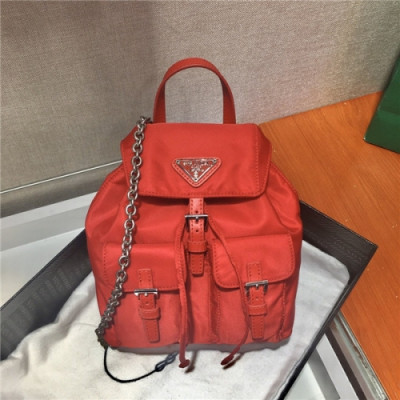 [프라다] Prada 2020 Women's Nylon Mini Shoulder Bag,17cm - 프라다 2020 여서용 네일론 미니 숄더백,17cm,PRAB0189,레드