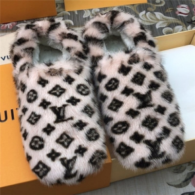 Louis Vuitton 2020 Women's Mink Flat - 루이비통 2020 여서용 밍크 블렛,Size(225-255),LOUS1470,베이지