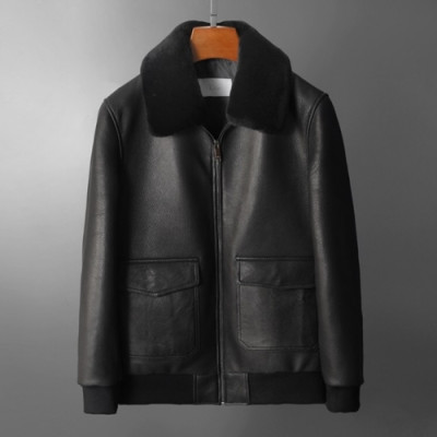 [디올]Dior 2020 Mens Logo Modern Leather Jacket - 디올 2020 남성 모던 가죽 자켓 Dio0936x.Size(m - 3xl).블랙