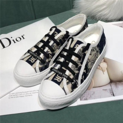 Dior 2020 Women's Embroidery Sneakers - 디올 2020 여성용 임브로이더리 스니커즈,Size(225-255),DIOS0254,블랙