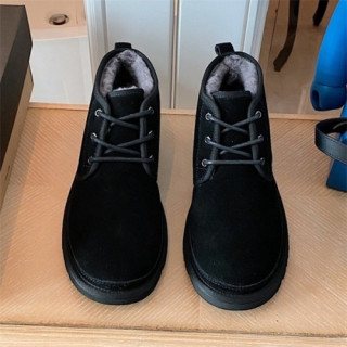 Ugg 2020 Men's Leather Wool Sneakers - 어그 2020 남성용 레더 울 스니커즈,Size(240-275),UGGS0128,블랙