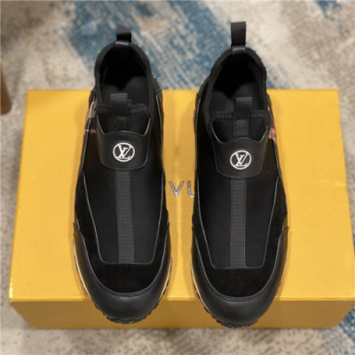 Louis Vuitton 2020 Men's Leather Sneakers - 루이비통 2020 남서용 레드 스니커즈,Size(240-275),LOUS1479,블랙