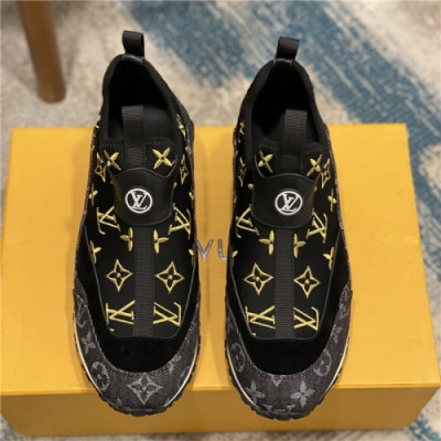 Louis Vuitton 2020 Men's Leather Sneakers - 루이비통 2020 남서용 레드 스니커즈,Size(240-275),LOUS1485,블랙